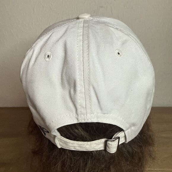 Vtg Denver Broncos Logo Athletic Strapback Hat Cream Embroidered NFL Football - Picture 6 of 12